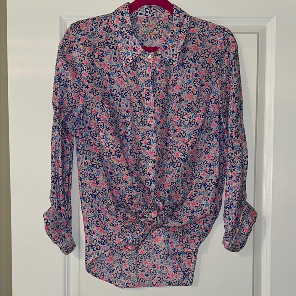 NWOT Lilly Pulitzer Seaview linen top